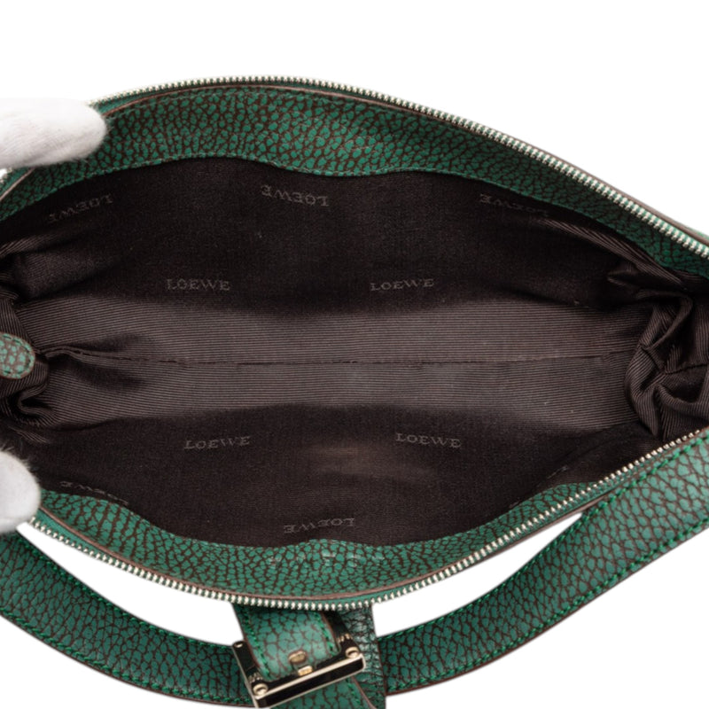 Mini Pebbled Leather Baguette Boat Bag - Image 4