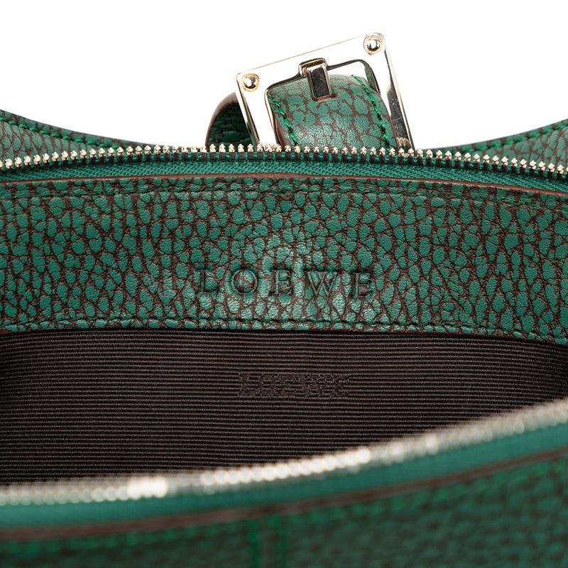 Mini Pebbled Leather Baguette Boat Bag - Image 5