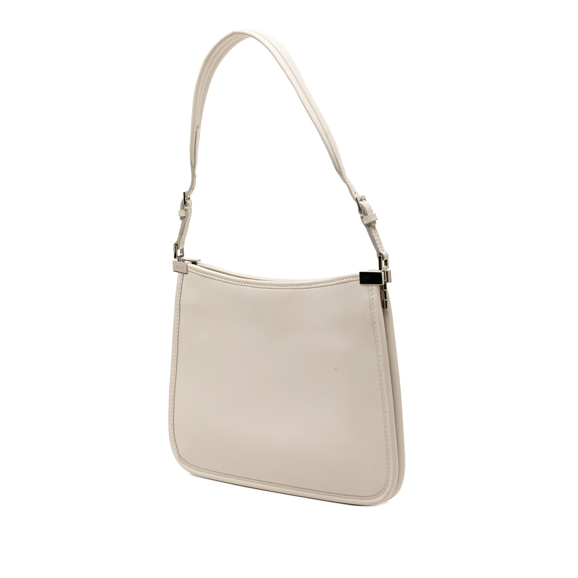 Small Calfskin Slim Horsebit Shoulder Bag - Image 2