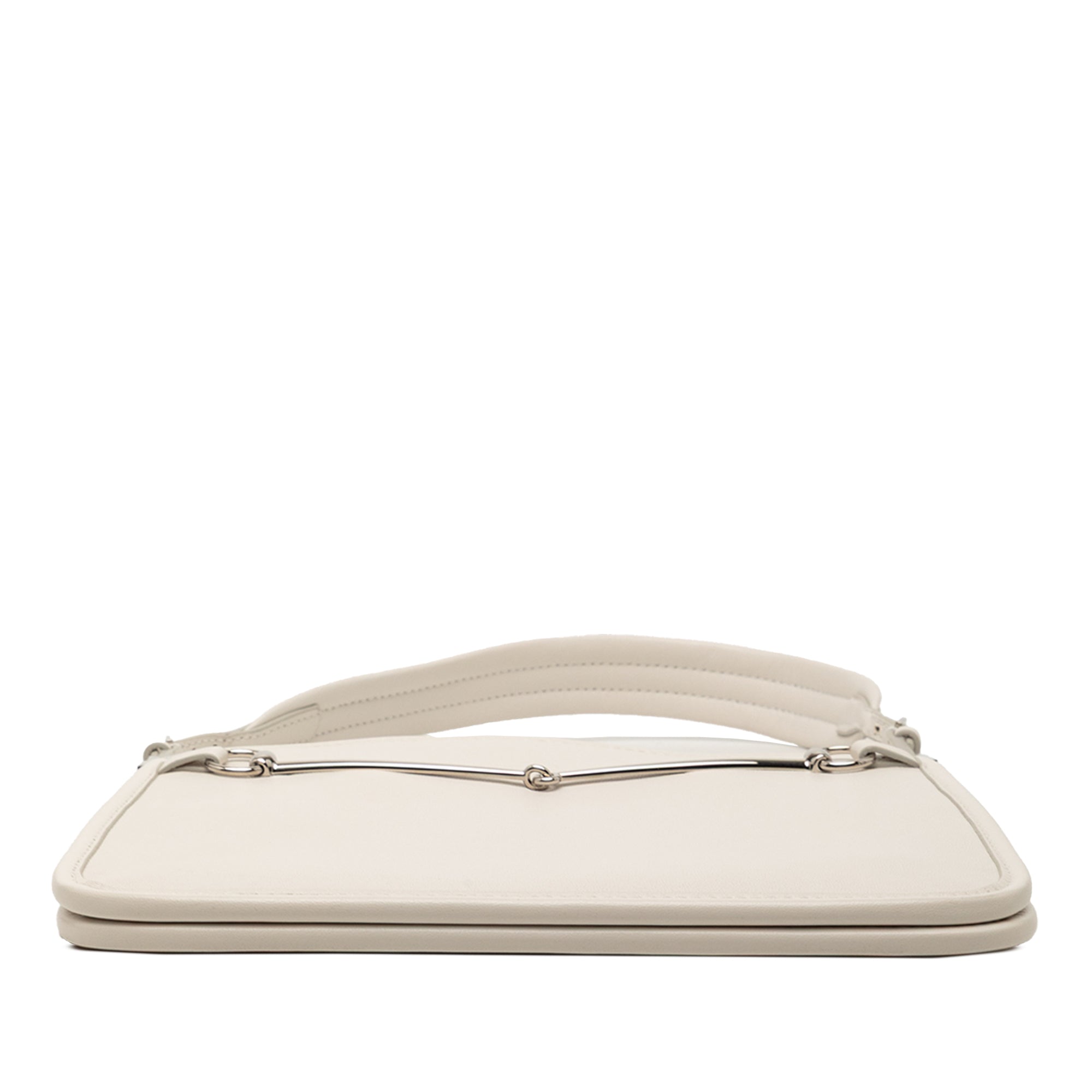 Small Calfskin Slim Horsebit Shoulder Bag - Image 3