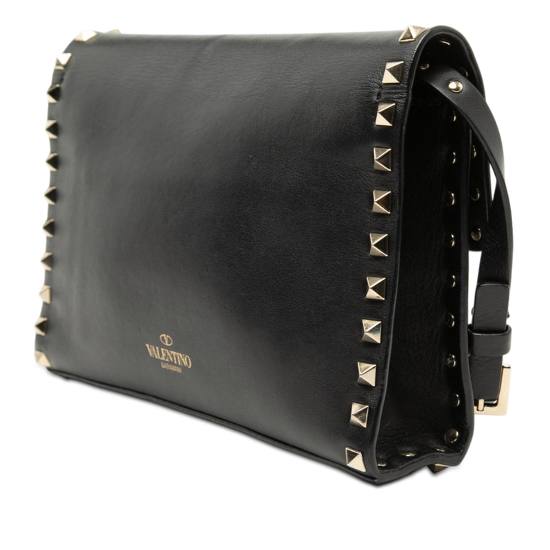 Small Leather Rockstud Flap Crossbody - Image 2