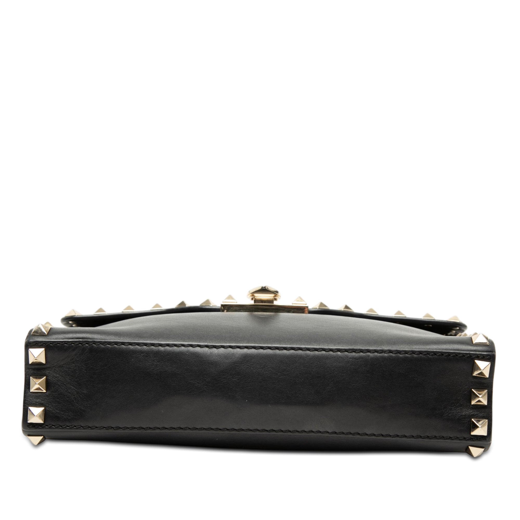Small Leather Rockstud Flap Crossbody - Image 3
