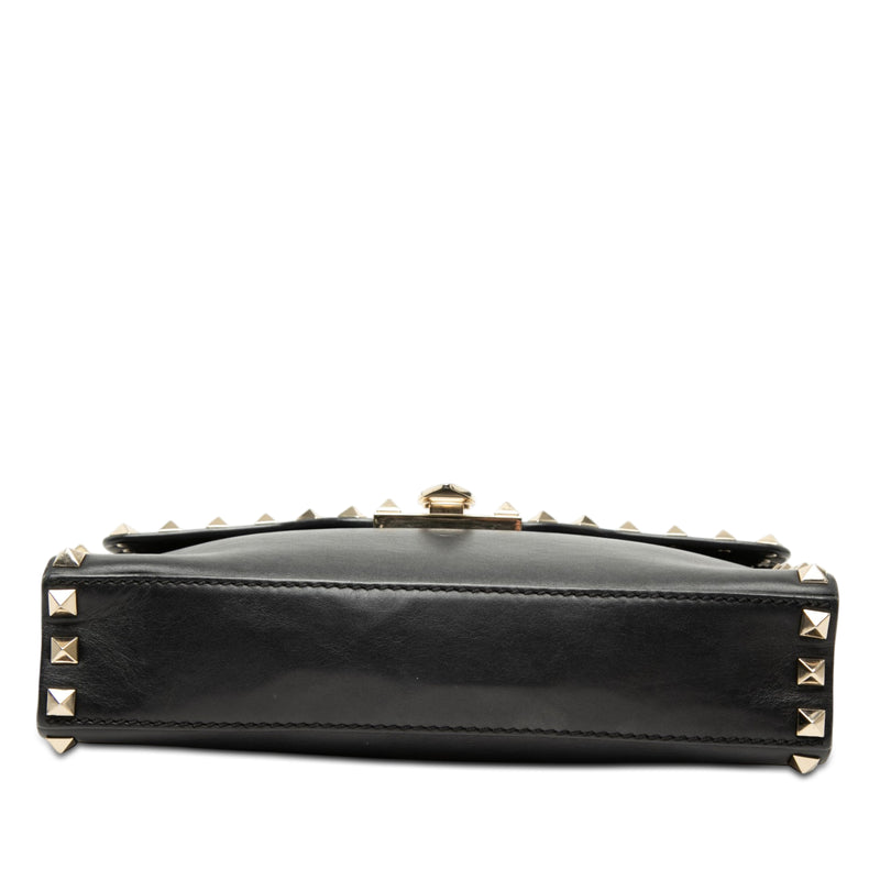 Small Leather Rockstud Flap Crossbody - Image 3