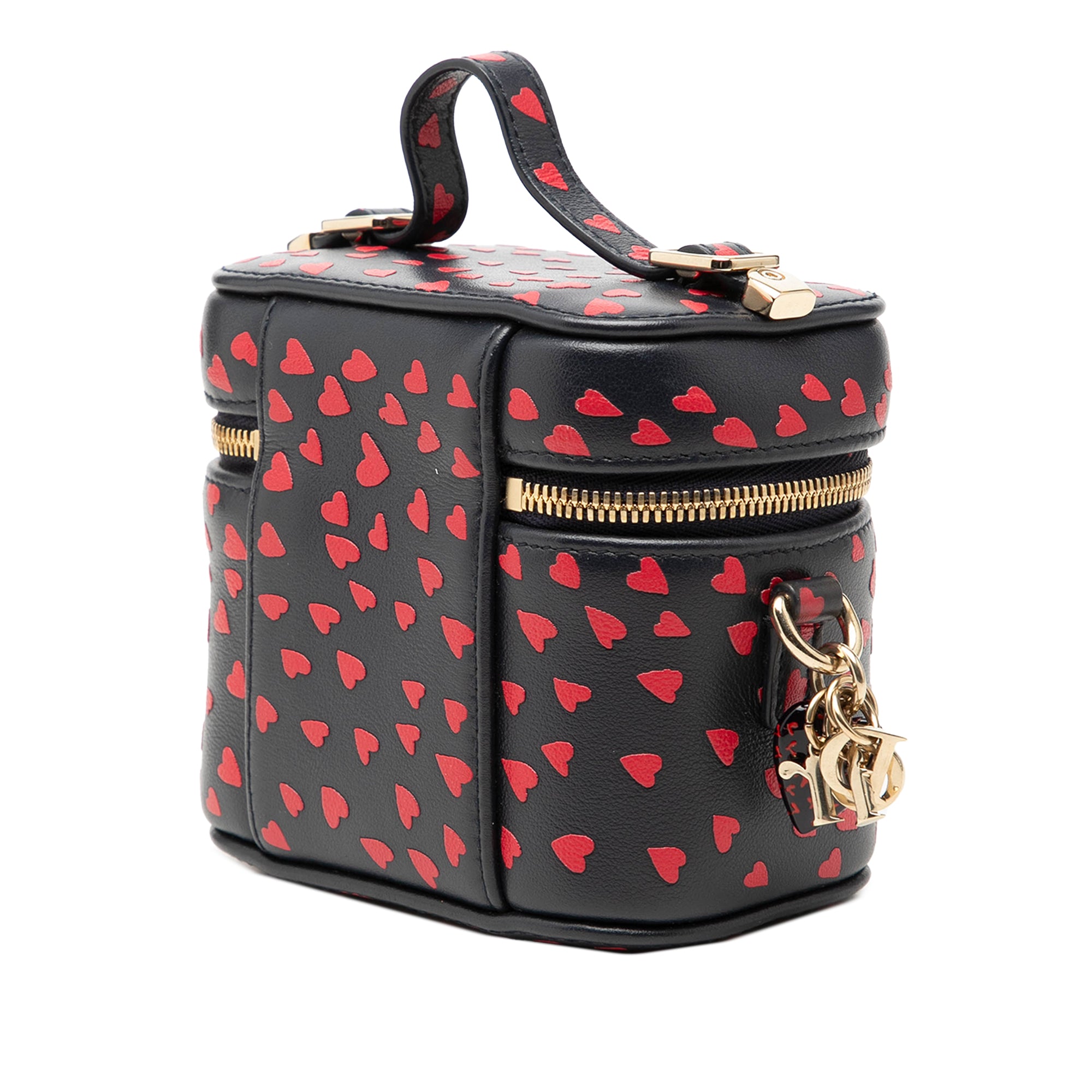 Micro Lambskin Heart Print Lady Dior Vanity Case - Image 2