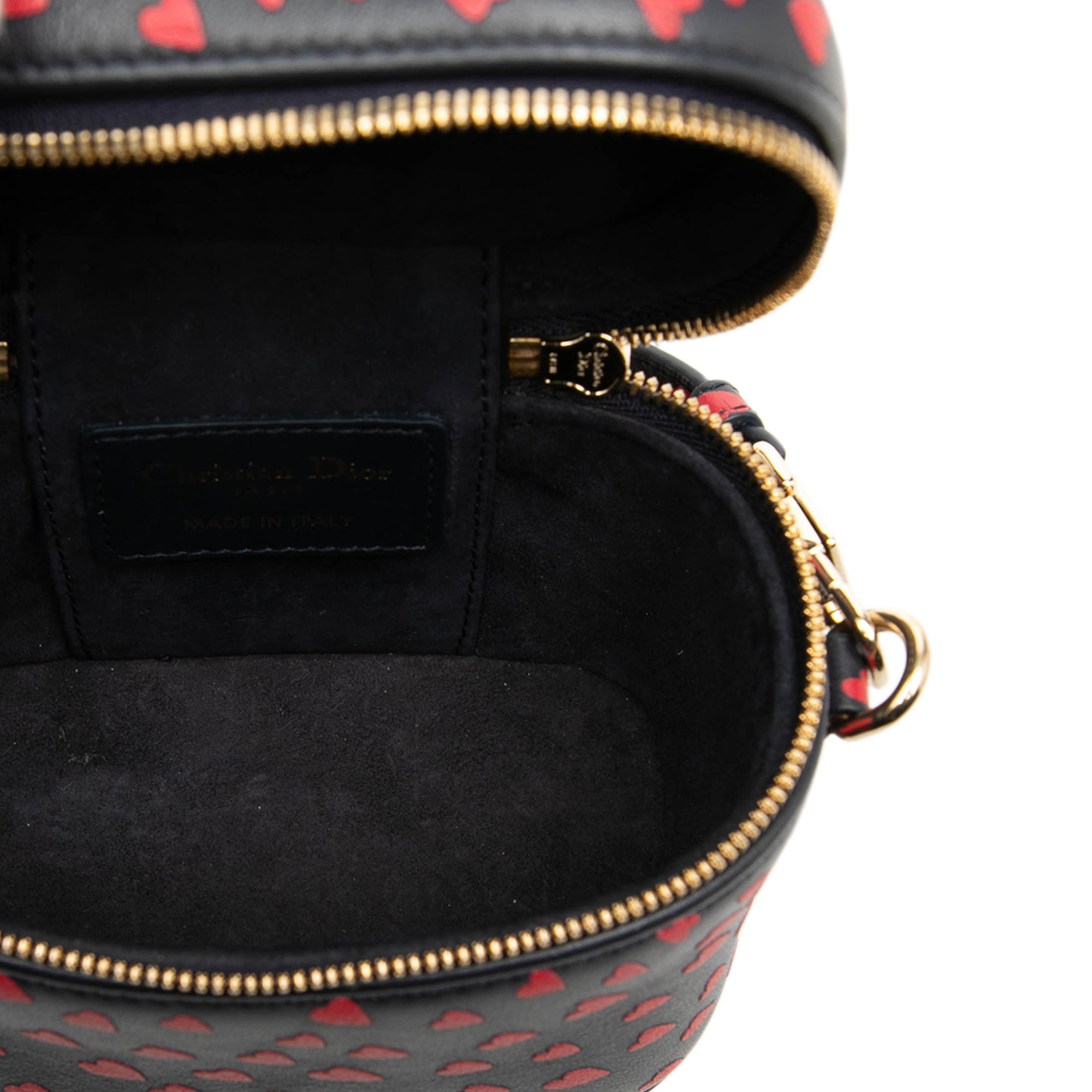 Micro Lambskin Heart Print Lady Dior Vanity Case - Image 4