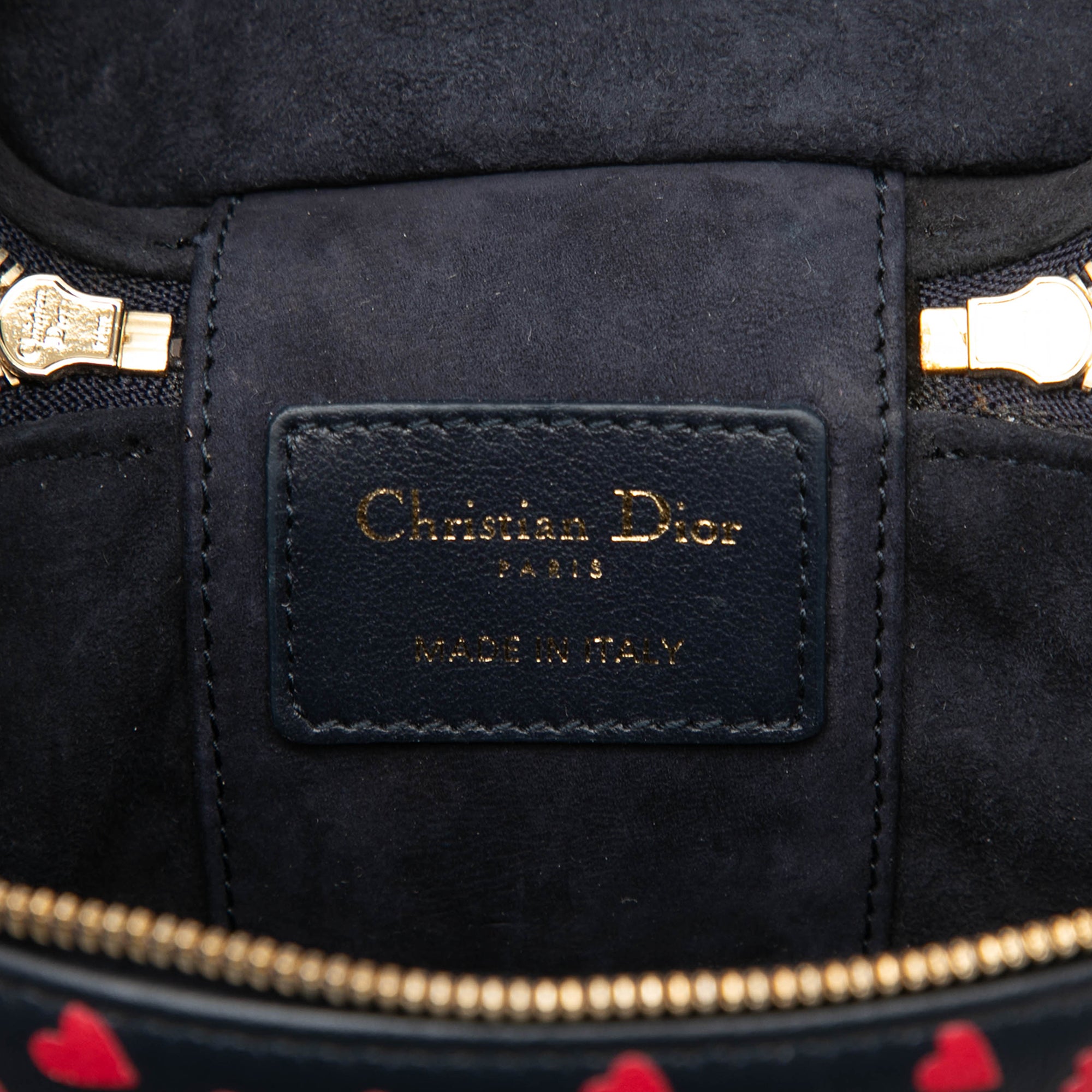 Micro Lambskin Heart Print Lady Dior Vanity Case - Image 5