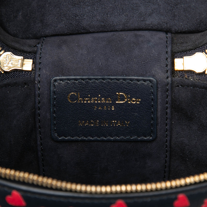 Micro Lambskin Heart Print Lady Dior Vanity Case - Image 5
