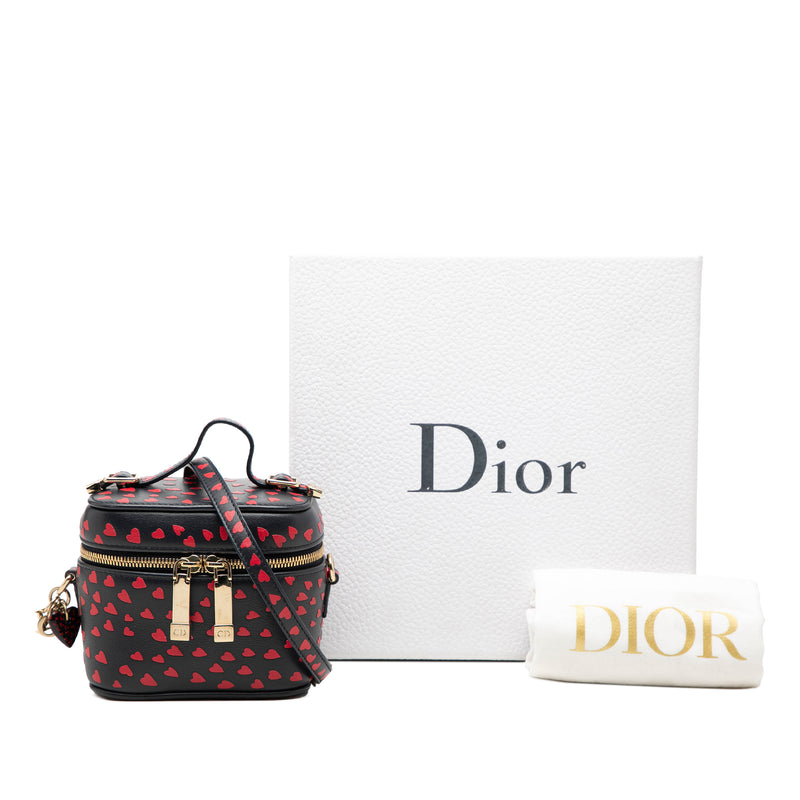 Micro Lambskin Heart Print Lady Dior Vanity Case - Image 8