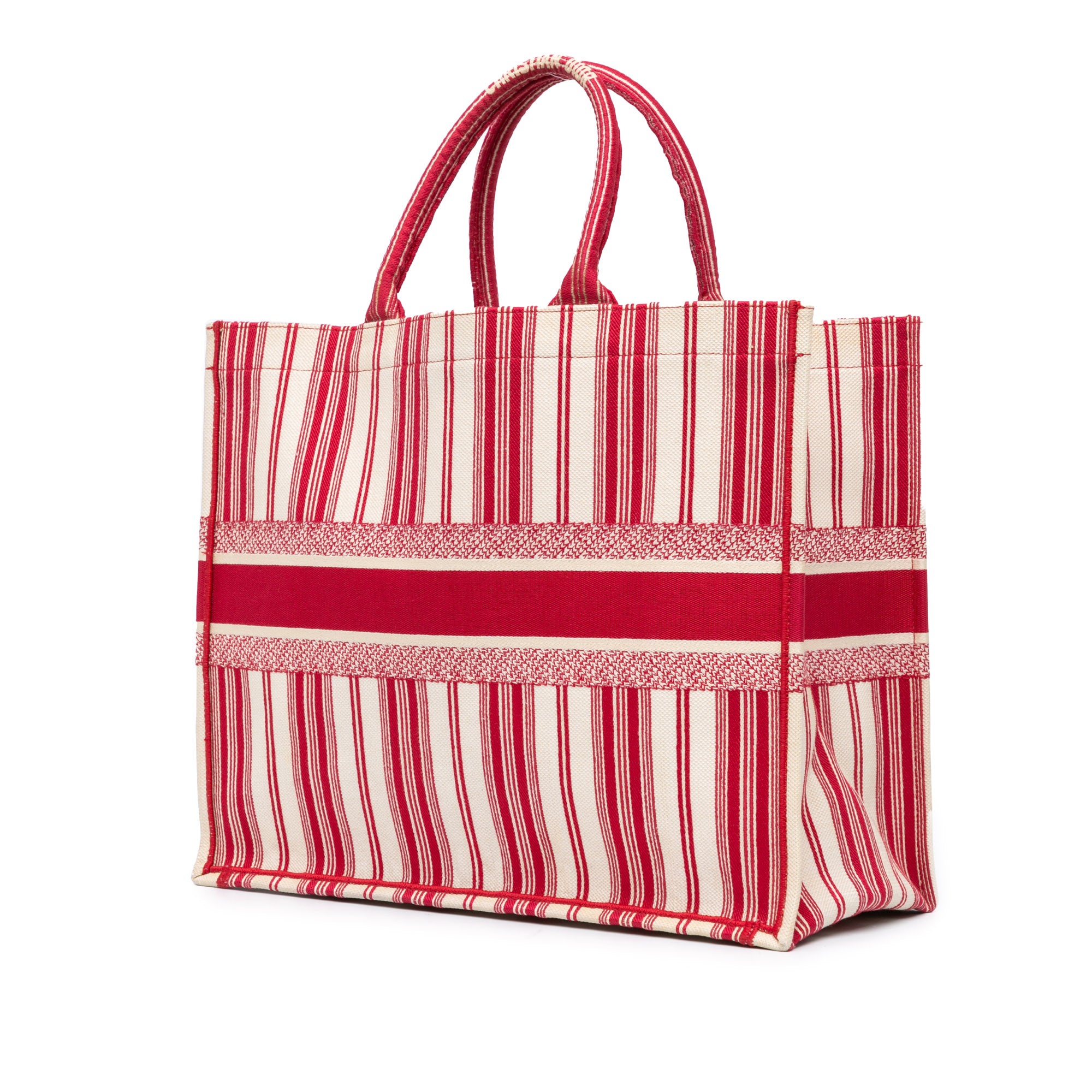 Large Striped Book Tote - Image 2