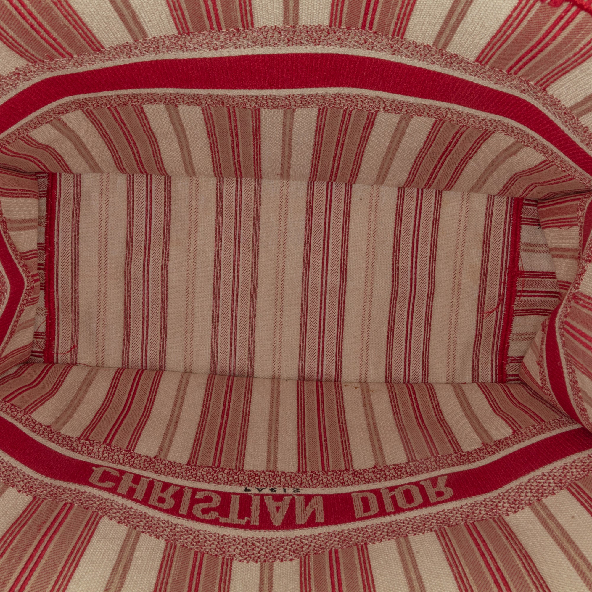 Large Striped Book Tote - Image 4