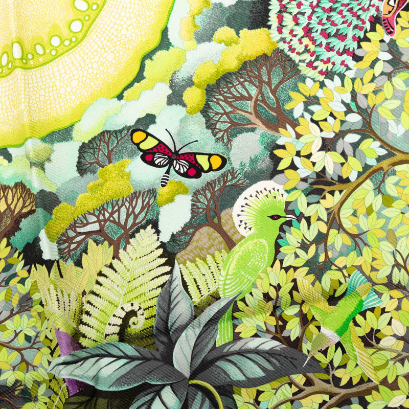 Au Coeur De La Vie Silk Scarf 90 - Image 6