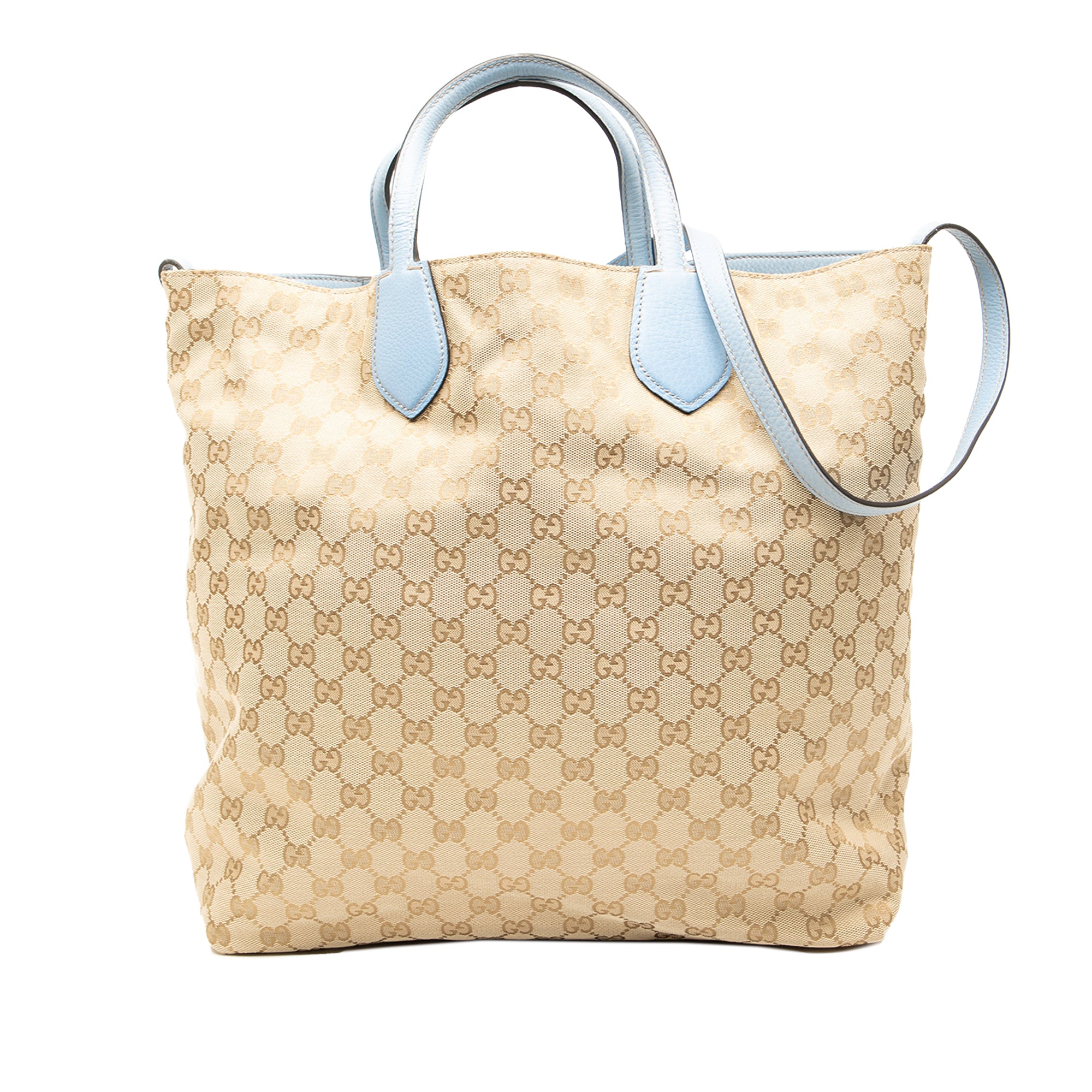 GG Canvas Reversible Tote - Image 1