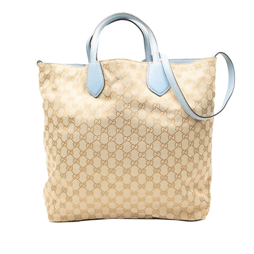 GG Canvas Reversible Tote - Image 1