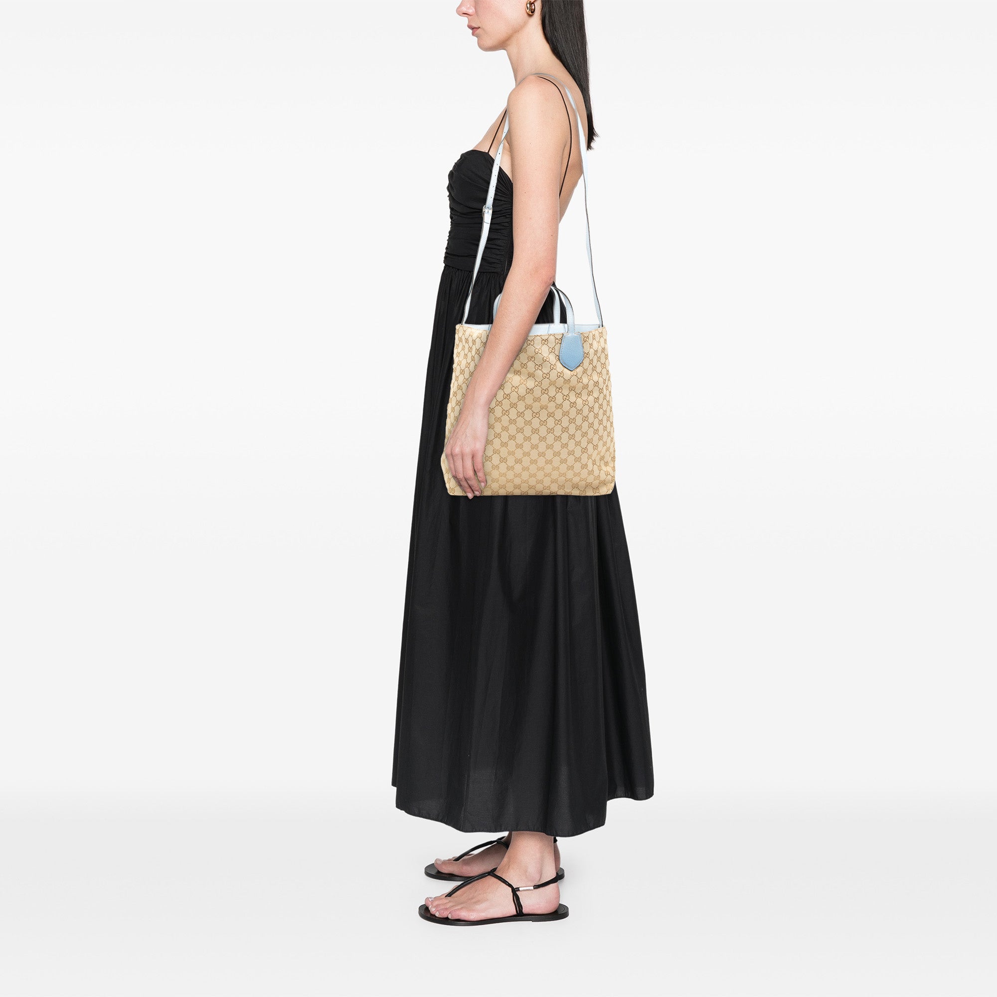 GG Canvas Reversible Tote - Image 8