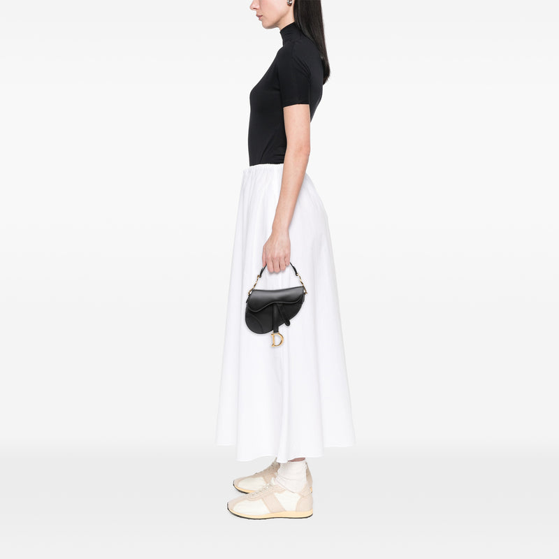 Mini Smooth Calfskin Saddle Bag - Image 10