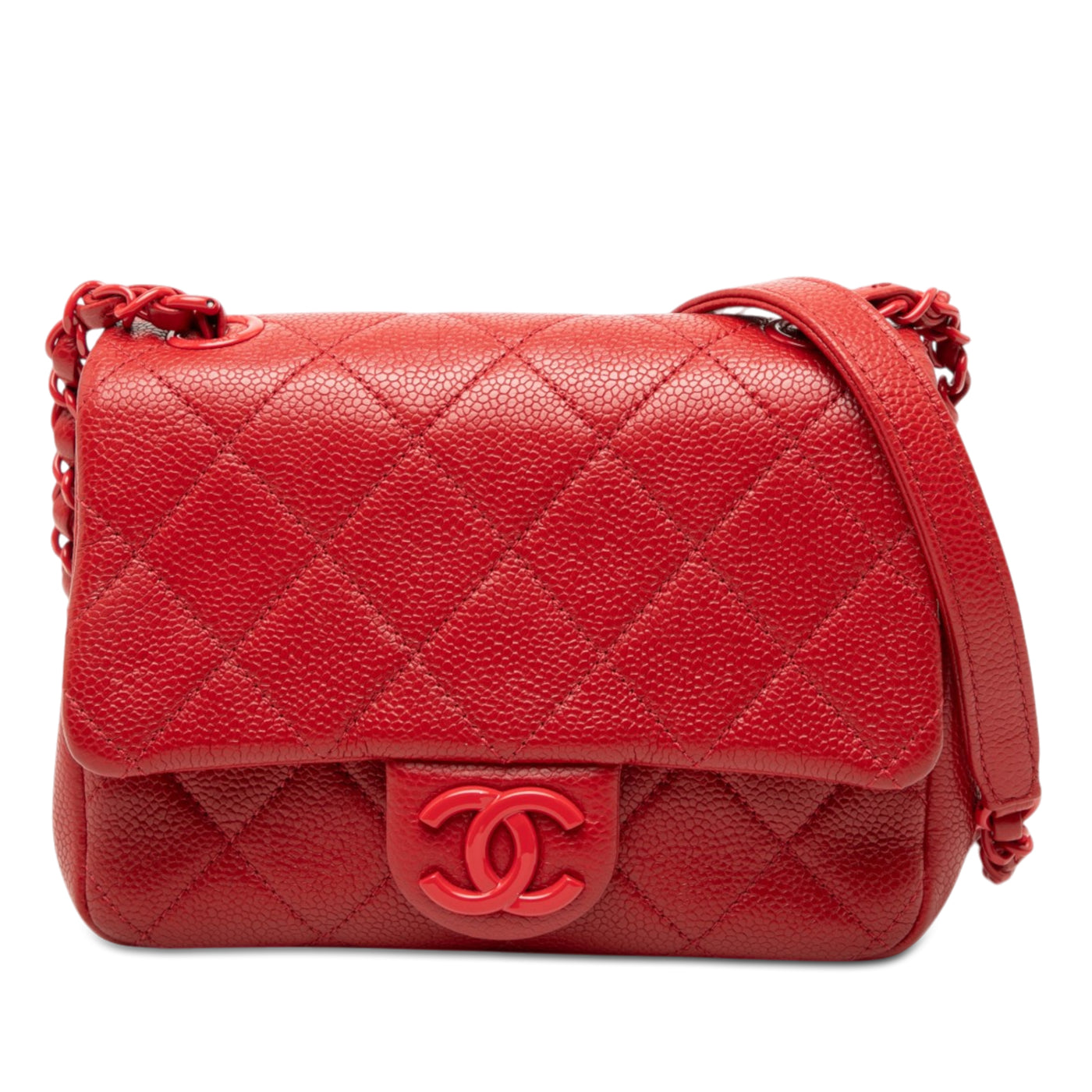 Mini Square Caviar Incognito Flap - Image 1