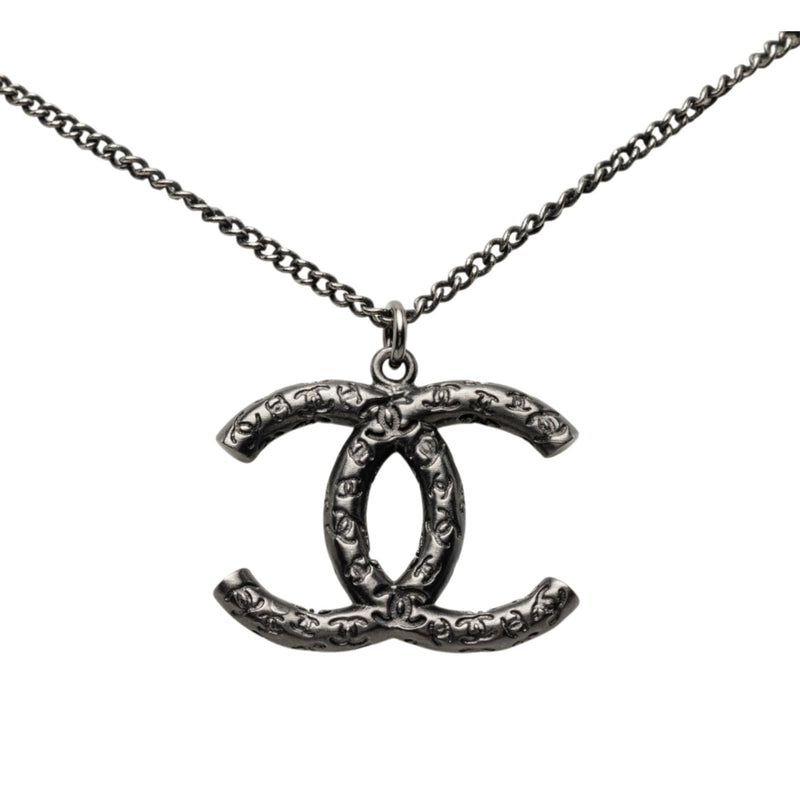 CC Ruthenium Plated Pendant Necklace - Image 2