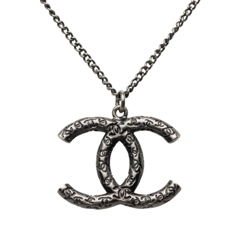 CC Ruthenium Plated Pendant Necklace - Image 3