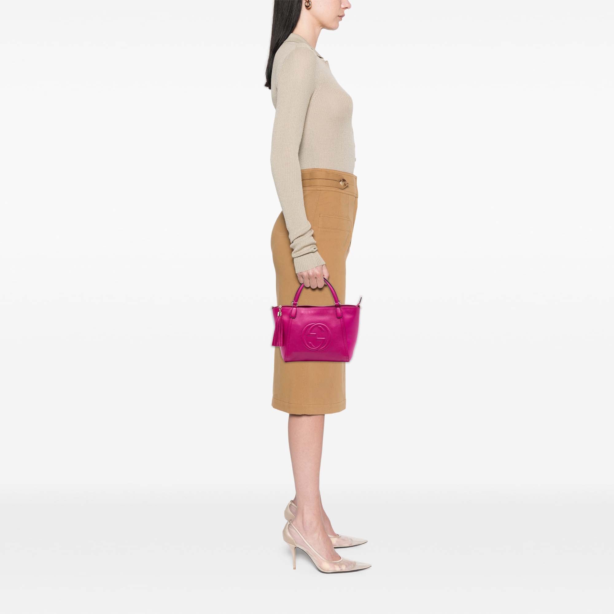 Small Calfskin Soho Cellarius Satchel - Image 7