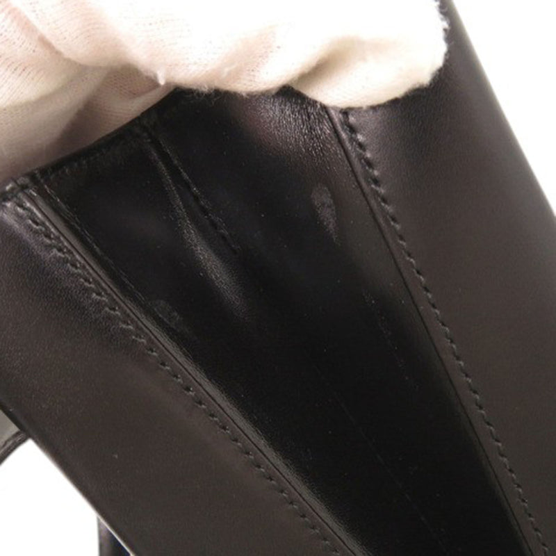 Leather Gancini Top Handle Bag - Image 11