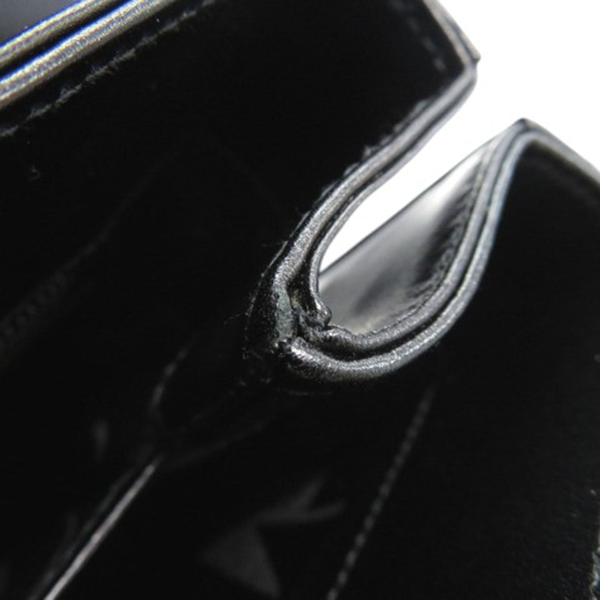 Leather Gancini Top Handle Bag - Image 12