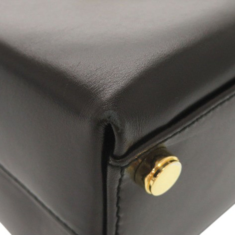 Leather Gancini Top Handle Bag - Image 14