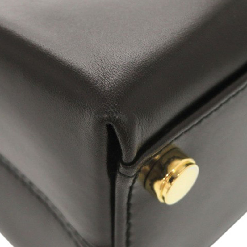 Leather Gancini Top Handle Bag - Image 16