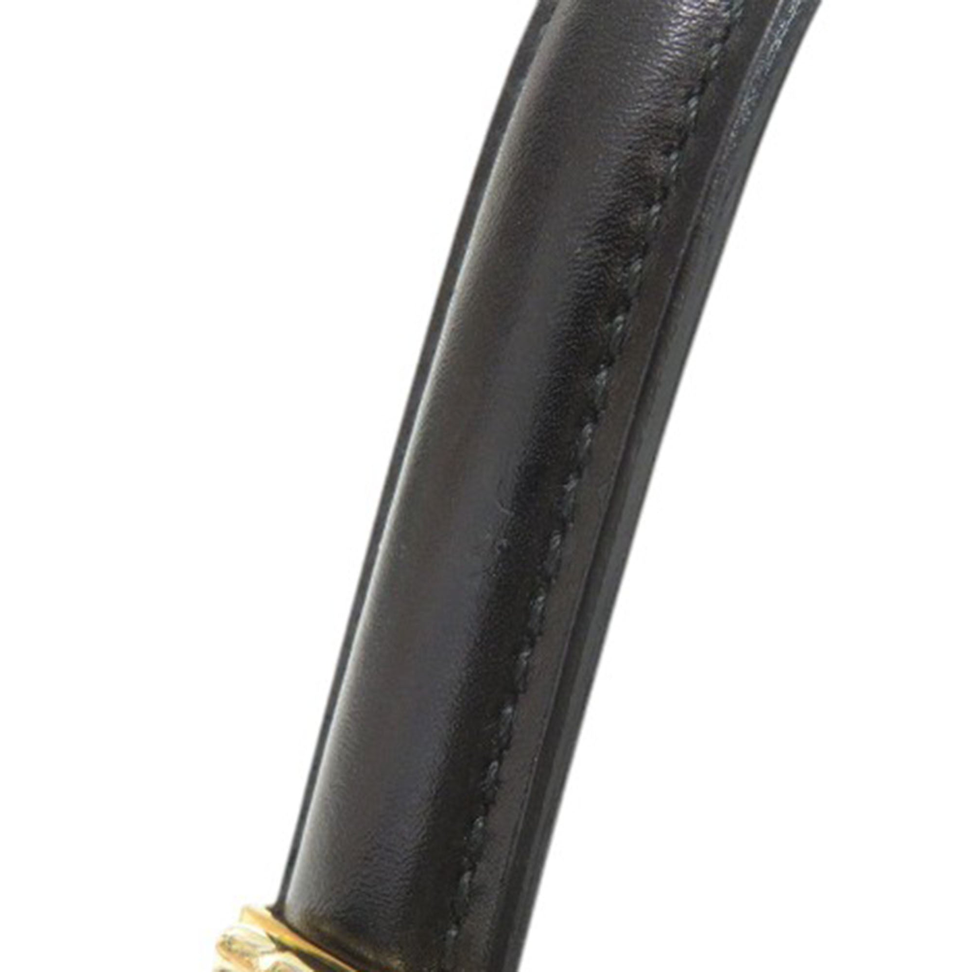 Leather Gancini Top Handle Bag - Image 18