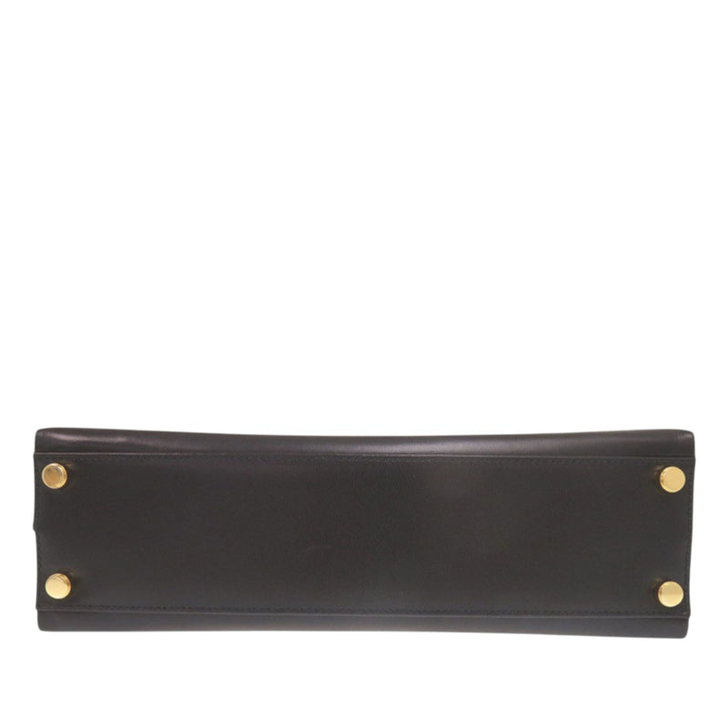 Leather Gancini Top Handle Bag - Image 3