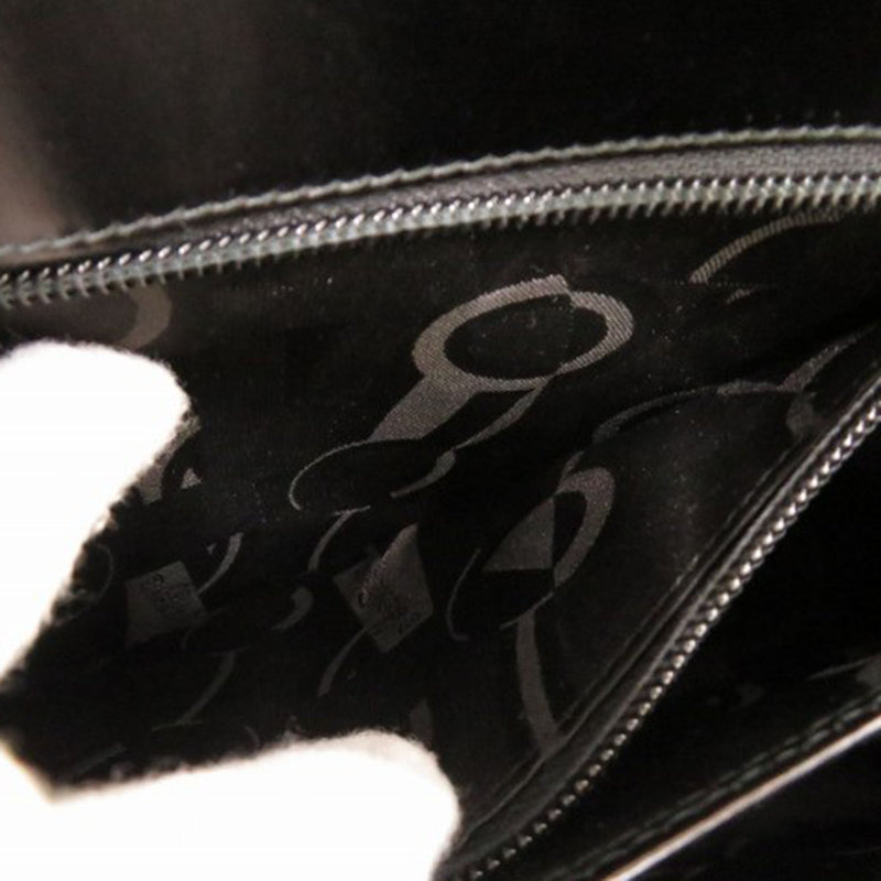 Leather Gancini Top Handle Bag - Image 5