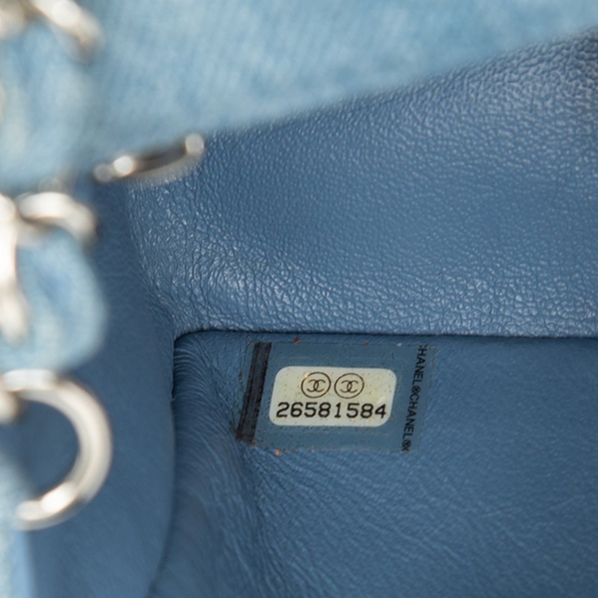 Mini Rectangular Classic Denim Braided Single Flap - Image 6