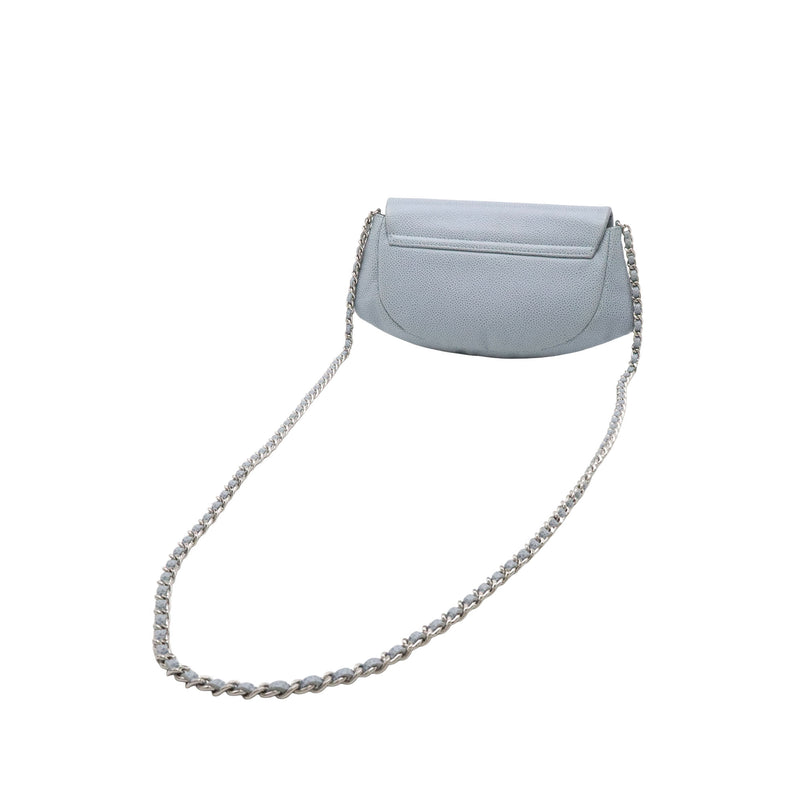 CC Caviar Half Moon Wallet on Chain - Image 2