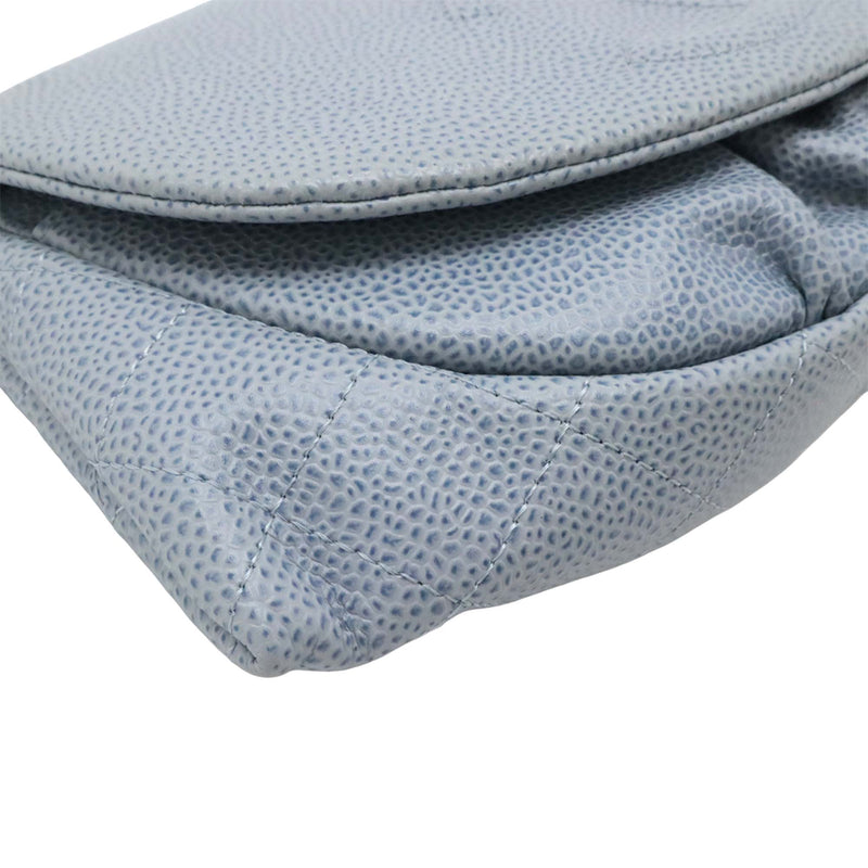 CC Caviar Half Moon Wallet on Chain - Image 7
