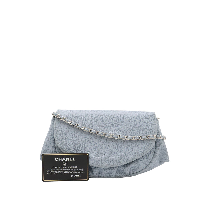 CC Caviar Half Moon Wallet on Chain - Image 9