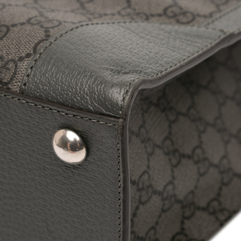 Medium GG Supreme Ophidia Satchel - Image 9