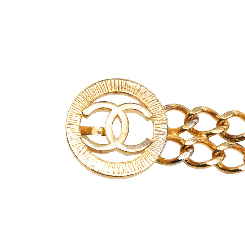 CC Gold Plated Double Chain Belt - Image 2