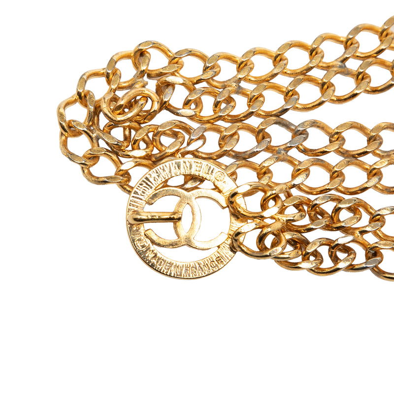 CC Gold Plated Double Chain Belt - Image 3