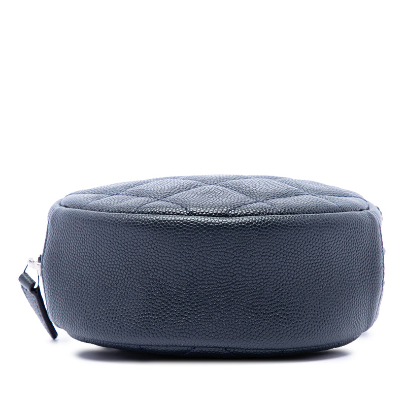 CC Quilted Caviar Round Crossbody - Image 3