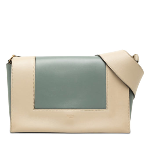 Medium Shiny Smooth Calfskin Frame Shoulder Bag - Image 1