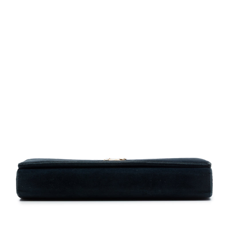 Suede Monogram Kate Chain Wallet - Image 3