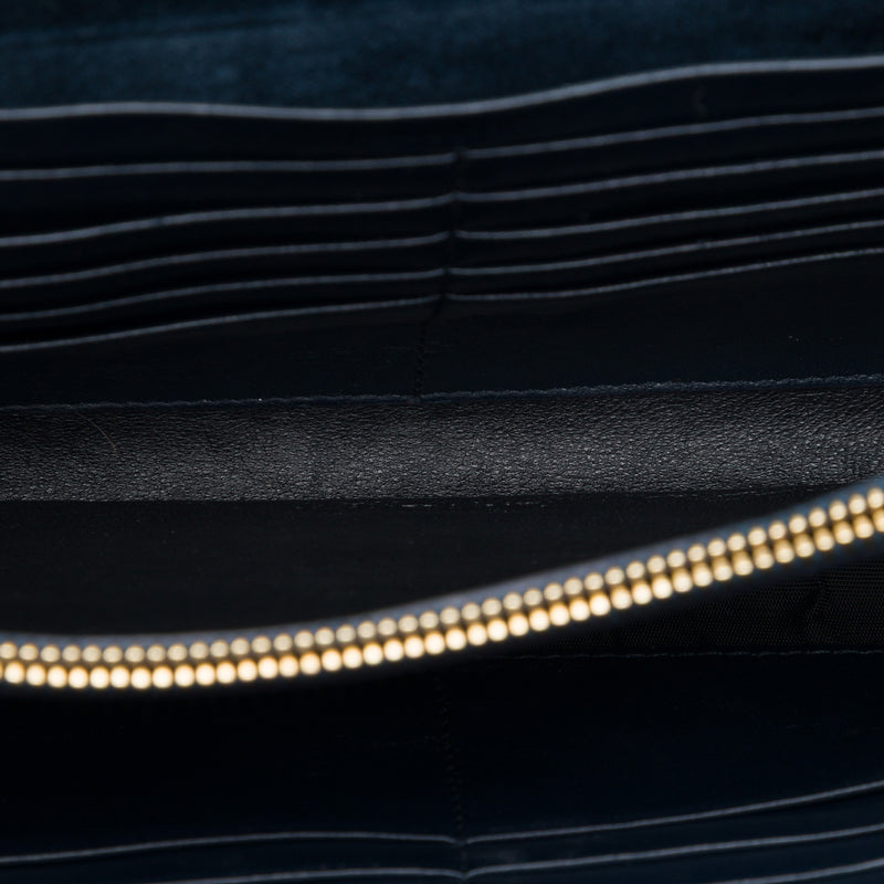 Suede Monogram Kate Chain Wallet - Image 4
