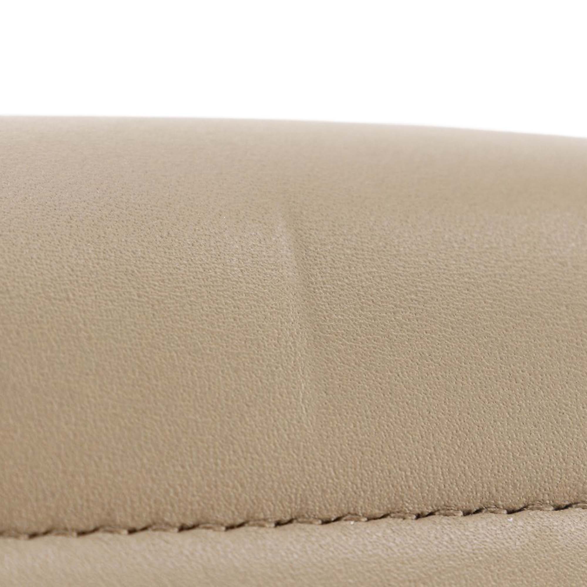 Small Tricolor Leather Trapeze Satchel - Image 11
