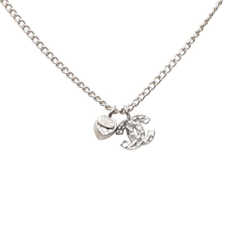 CC Brass Strass Crystal Heart Pendant Necklace - Image 3