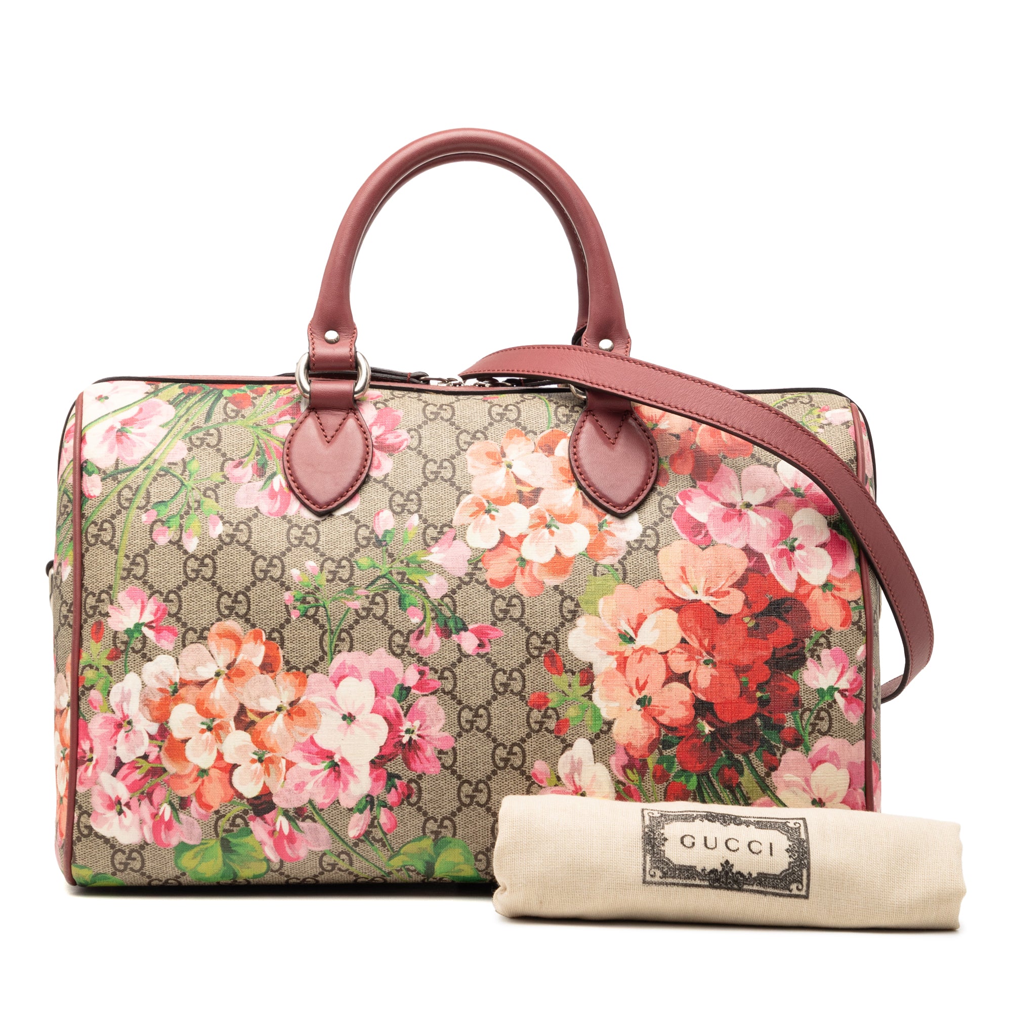 Medium GG Supreme Blooms Satchel - Image 8