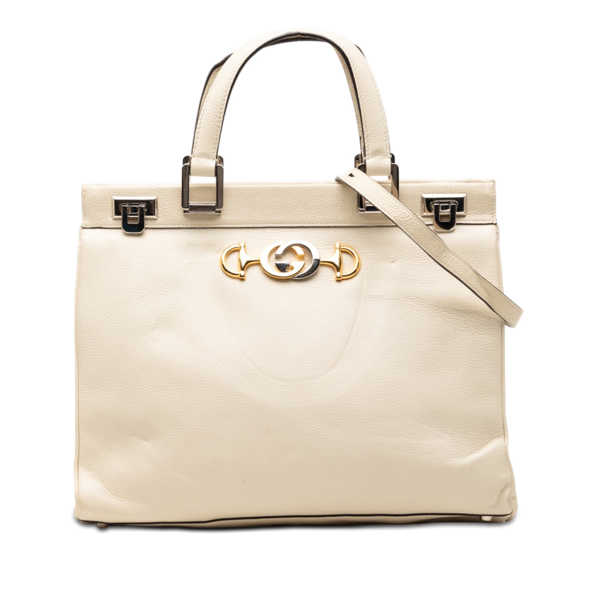 Medium Calfskin Zumi Top Handle Bag - Image 1