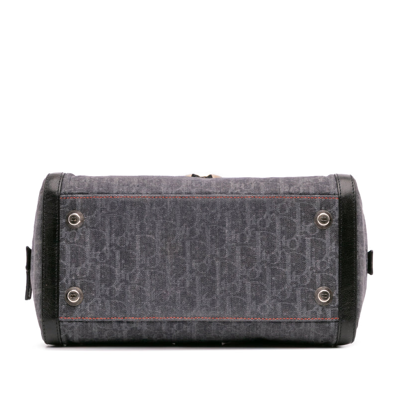 Diorissimo Trotter Denim Flight Boston Bag - Image 3