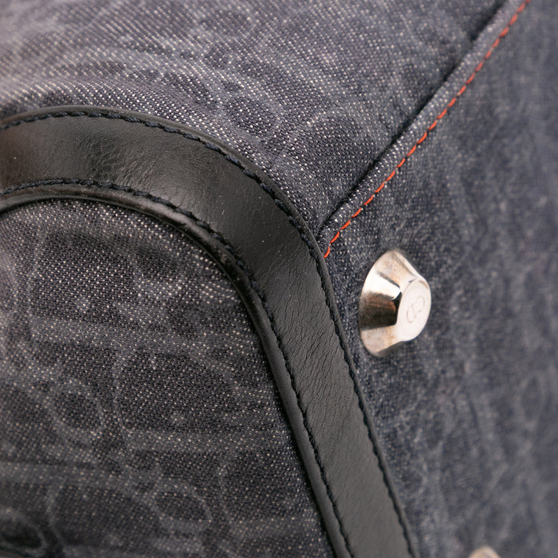 Diorissimo Trotter Denim Flight Boston Bag - Image 9
