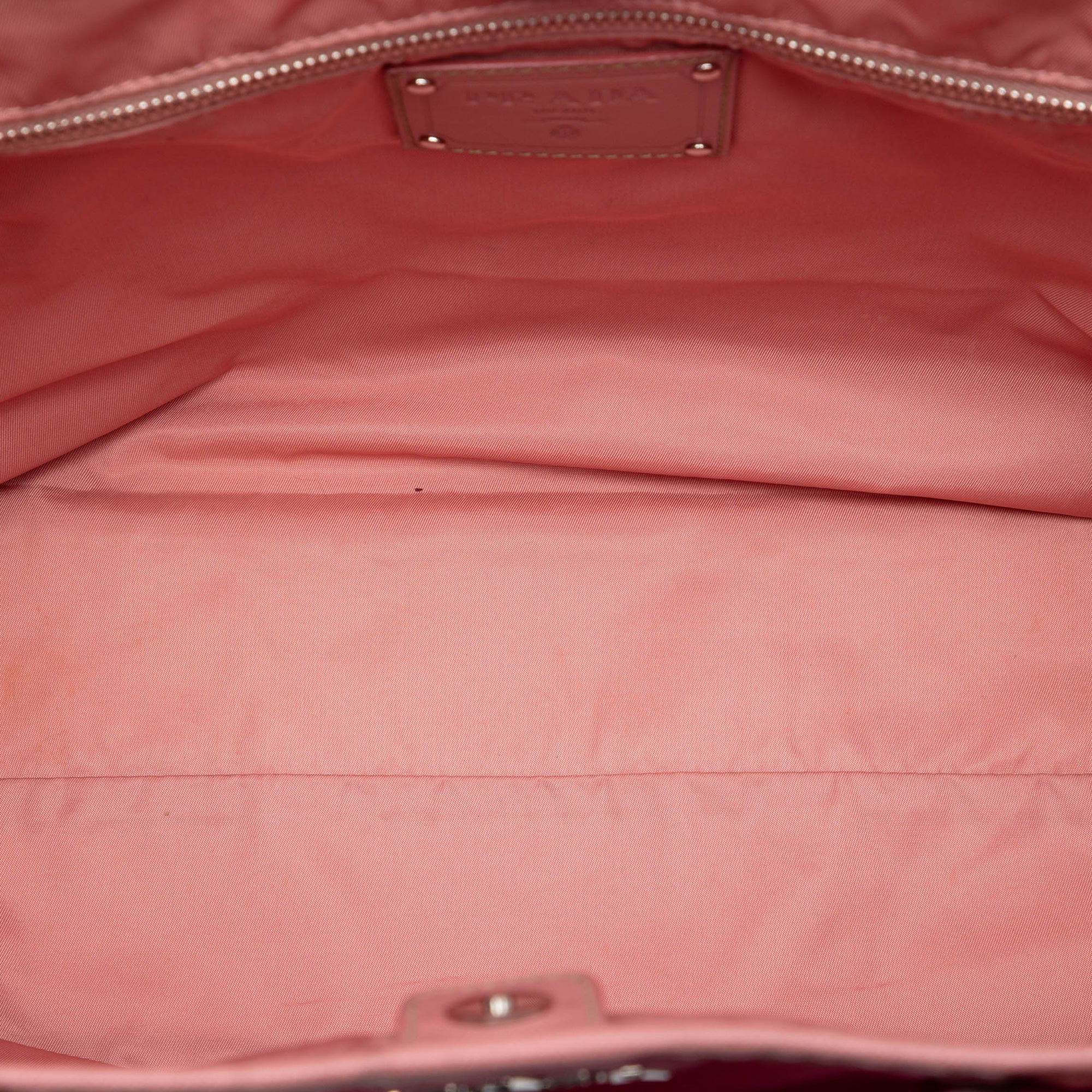 Saffiano Trimmed Tessuto Open Convertible Tote - Image 4