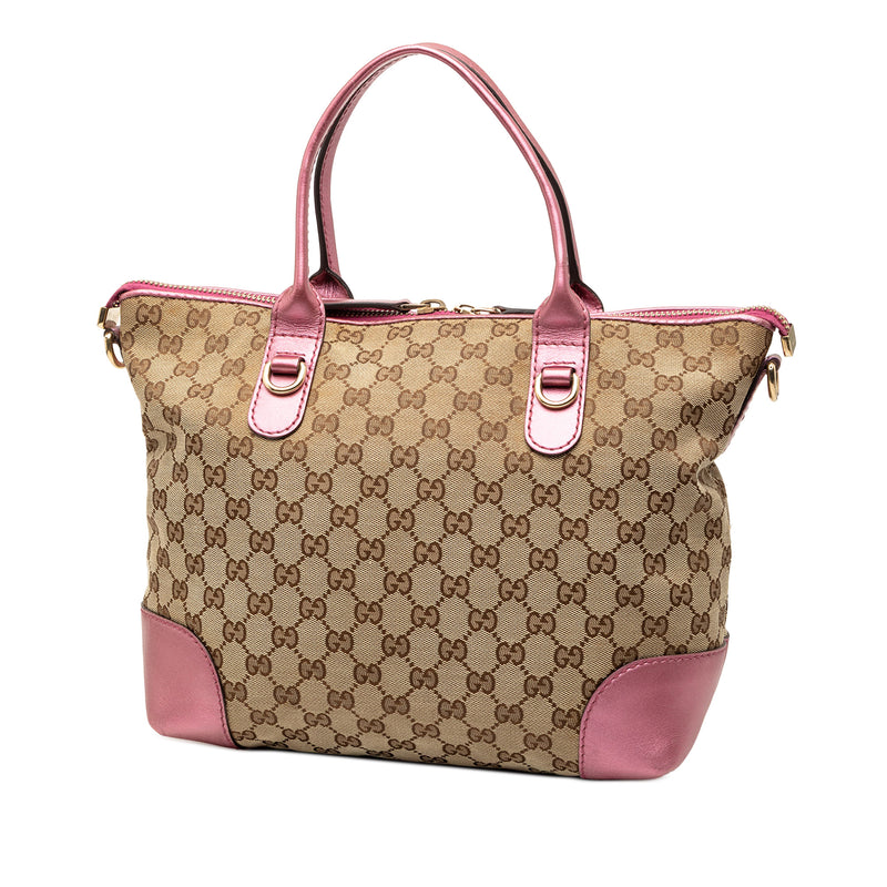 GG Canvas Heart Bit Satchel - Image 2