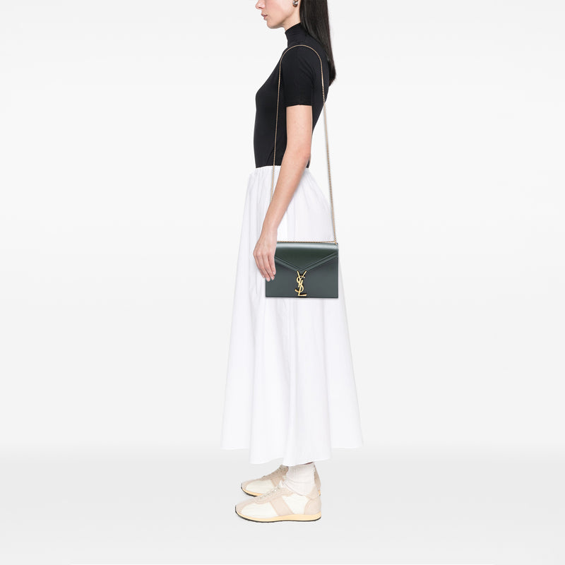 Smooth Calfskin Monogram Cassandra Clasp Bag - Image 7